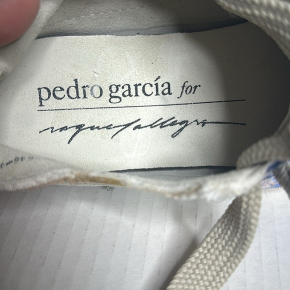 Rare PEDRO GARCIA Parson Ocean Satin Sneakers - Picture 7 of 9